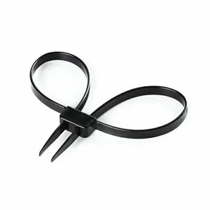 Professional YS Factory IN China Zip Tie Manufacturer Custom Industrial Plastic Nylon 66 Heavy Duty Black Cable Ties