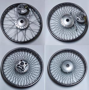 Nuevo Ensamblaje de Llanta de Acero para Rueda Delantera y Trasera Mod Retro CG125 con Eje de Tambor de Freno Cifrado de 72 Agujeros para Motocicletas - Product Image 6