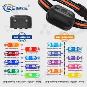 Nouveau produit <span class=keywords><strong>Collier</strong></span> <span class=keywords><strong>anti</strong></span>-<span class=keywords><strong>aboiement</strong></span> rechargeable à ultrasons sans choc pour chiens de grande et petite taille - Product Image 5