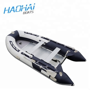 CE Certified High-Speed Electric Sport Yacht 3.6m Floor Inflatable Fishing Boat A360 6 Persons PVC Material - Product Image 4