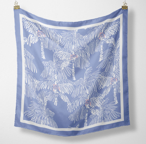 Produttore Logo personalizzato stampato sciarpa di <span class=keywords><strong>seta</strong></span> blu collo quadrato Bandana sciarpe 100% <span class=keywords><strong>seta</strong></span> 10mm Twill per le donne - Product Image 2