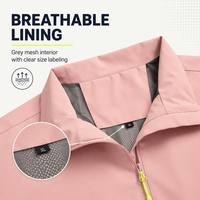 Vêtements de plein air, veste de randonnée, vêtements de sport, tissu softshell, fermeture éclair, automne, sans capuche, imperméable, coupe-vent, pour le camping, l'escalade