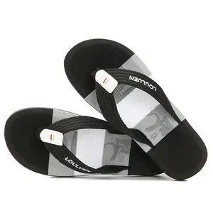 2023 Cross border flip flop men's beach slippers for summer wear, men's slippers for European and American men's sandals, couple