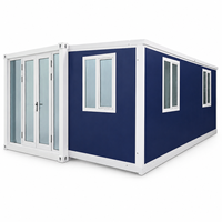 Maisonnette économique de 20 pieds avec installation rapide pour camp de travailleurs, bureau, hôtel, entrepreneur, commandes en gros