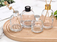 Bouteille en verre vide de 200 ml pour diffuseur à bâtonnets, personnalisable en gros, pour huiles essentielles d'aromathérapie, avec boîte cadeau
