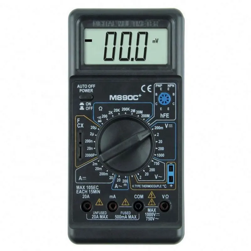 Digital multimeter m890c portable smart digital multimeter