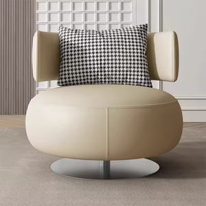<span class=keywords><strong>Sillón</strong></span> <span class=keywords><strong>Giratorio</strong></span> Nórdico, Sofá Moderno Minimalista para Sala de Estar, Dormitorio, Balcón, Silla de Descanso Creativa para el Hogar <span class=keywords><strong>y</strong></span> Hoteles - Product Image 6