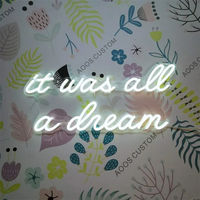 Lettre LED néon flexible personnalisée « It Was All a Dream » – Prix usine Chine en gros