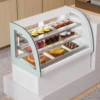 Machine de cuisine commerciale pour les restaurants Équipement de refroidissement par air de réfrigération d'étalage de boulangerie à température unique