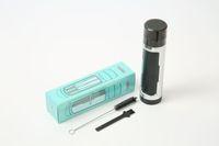 Nouveau best-seller Vente en gros Moulin à herbes en plastique avec étui de rangement Logo personnalisé Accessoires pour fumeurs