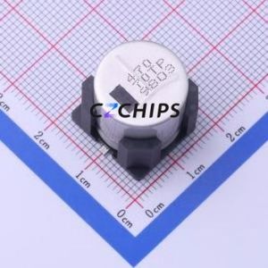Condensador Electrolítico de Aluminio SMD EEETP70471V, D16xL16.8mm 470uF 20% 70V 1.9A-100kHz - Product Image 1