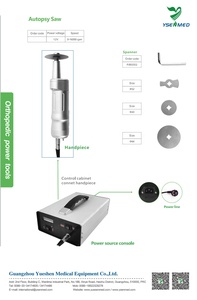 YSJPJ30 Ysenmed utensili elettrici ortopedici per l'autopsia ha visto la dissezione medica dell'autopsia ha visto il corpo del dispositivo di lusso elettrico dell'autopsia sega - Product Image 6