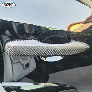 Pour Toyota <span class=keywords><strong>Corolla</strong></span> GR <span class=keywords><strong>2023</strong></span>+ Garniture extérieure en carbone, finition brillante en fibre de carbone, couvre-poignée de porte - Product Image 4