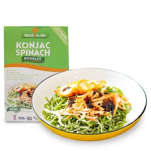 Hot selling Instant Nudeln Eine Tüte mit 270 g Konjac Noodle Green Health Konjac Spinat nudeln