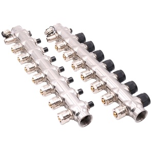 Collettore d'acqua collettore in acciaio inossidabile per <span class=keywords><strong>riscaldamento</strong></span> <span class=keywords><strong>a</strong></span> <span class=keywords><strong>pavimento</strong></span> radiante - Product Image 2