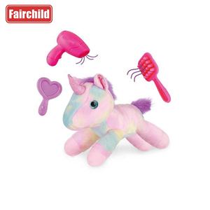 <span class=keywords><strong>Jouet</strong></span> pour chien et chat en peluche transfrontalière de style mignon avec peigne sèche-cheveux sac à main souple pour maison de jeu jouets <span class=keywords><strong>licorne</strong></span> pour enfants - Product Image 4