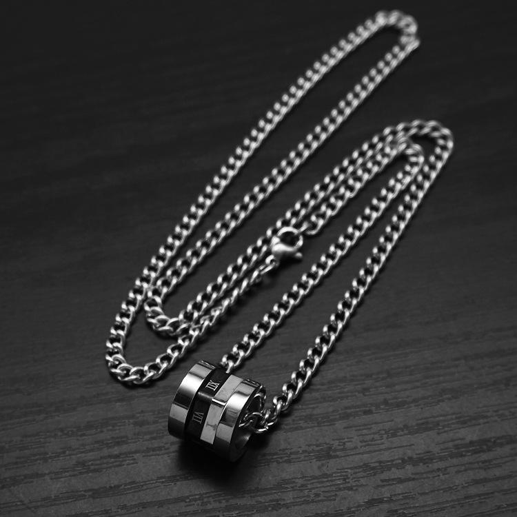 ขนาดเล็กสีดำกับโซ่คิวบา55ซม.