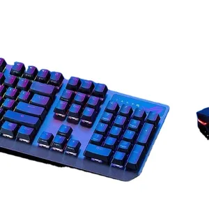 Venta caliente ROG Ranger NX PBT Edition teclado de tamaño completo 104 teclas Teclado de eje de satélite personalizado