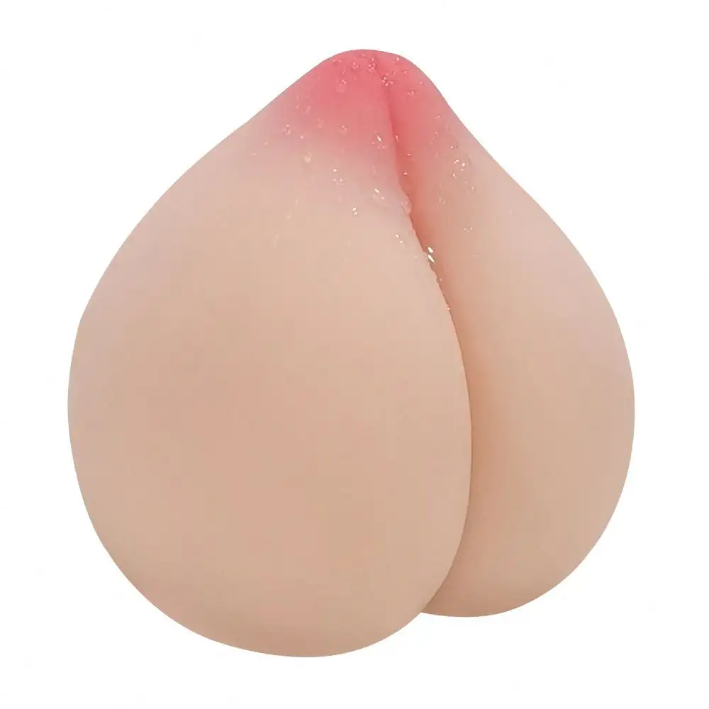 Soft Silicone Simulação Masturbação Peach Boob Sexo Produtos Para Homens