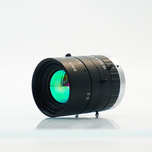 8.5mm F1.4 2/3" SWIR Lens 900-1700nm 60lp/mm C-Mount Manual Focus Industrial Imaging Lens for NIR Sorting & Machine Vision