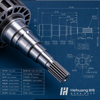 Pièces OEM CNC pour véhicules électriques : Couvercle arrière du moteur, Boîtier de roulement du moteur, Arbre du rotor du moteur, Chemise de refroidissement du stator, Boîtier du capteur de résolution