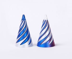 Jouet original et originaliste imprimé en 3D, jouet anti-stress 2-en-1 en forme de cône spiralé rotatif - Product Image 6