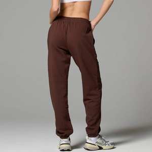 Pantalon de jogging sportif pour femme, style survêtement, avec bandes latérales, taille élastique, respirant, écologique, décontracté et athlétique - Product Image 5