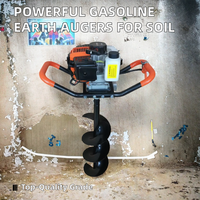 Haute puissance 52cc essence bricolage tarière de terre Machine de desserrage du sol agricole pour la plantation de vergers pieux de creusement d'arbres