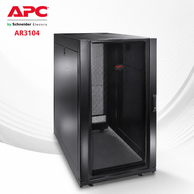 APC NetShelter SX AR3104 Server Rack Enclosure 24U Black 1198.5H X 600W X 1070D mm