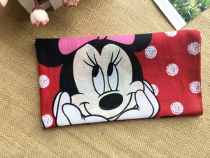 Morbido punto d'onda bianco e tessuto rosso figura cartone animato simpatiche bandane fazzoletto per bambini - Product Image 3