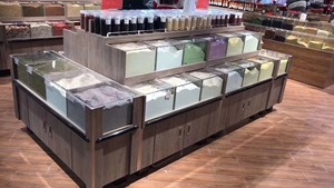 Kệ Trưng Bày Sô Cô La Bằng Gỗ Cổ Xưa Làm Từ Nhà Máy Trung Quốc Để Trưng Bày Cửa Hàng Kẹo - Product Image 5