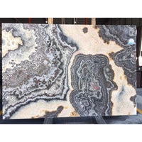 Panel de Piedra de Ónix Negro Translúcido, Gran Formato, Pulido, Moderno, Ecológico, Duradero e Impermeable, Suministro Directo de Fábrica UnionStone