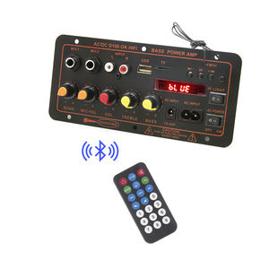 Bt5.0 100w ऑडियो एम्पलीफायर बोर्ड डुअल माइक्रोफोन 8-12 इंच 4 ओम सबवूफर amp मॉड्यूल 12/24v 110/220v पोर्टेबल एक्सेसरी - Product Image 2