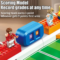 Nouveau design, vente en gros, jeu de football de table en plastique, portable, 12 figurines, comprend 2 balles, multijoueur, interactif, familial