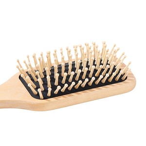 Brosse et peigne à cheveux en bambou naturel écologique, confortables pour un usage domestique, peigne anti-<span class=keywords><strong>poux</strong></span> et style tendance, type laser - Product Image 5