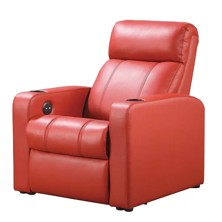 Leather Recliner Sofa Family Power Electric Recline Cinema Sofa Seating Lazy Boy Theater Furniture Hot Sale Auditorium sofa