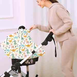 ผ้าคลุมเบาะรถยนต์สำหรับเด็กทารก ยืดหยุ่น นุ่มสบาย ใช้ได้ทั้งเป็นผ้าคลุมให้นมบุตร - Product Image 4