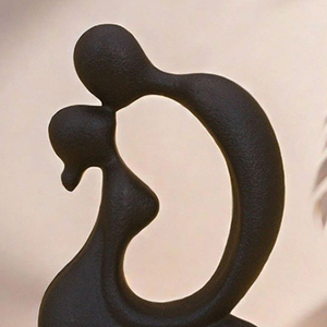 Bán buôn hiện đại trừu tượng vài hôn điêu khắc nhựa lãng mạn những người yêu thích bức tượng nghệ thuật Valentine trang trí - Product Image 3