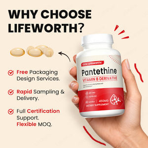 แคปซูลวิตามินบี5 แพนโทธีนิก แอซิด สำหรับผู้ใหญ่ ช่วยเสริมสร้างการเผาผลาญที่ดีและพลังงานของมิโทคอนเดรีย - Product Image 2