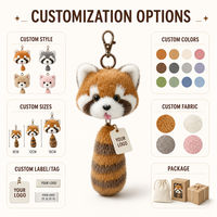 Peluche personnalisée brodée en forme de raton laveur, anti-stress, en tissu ultra doux, fabrication directe usine, OEM ODM, poupée en peluche pour personnage original