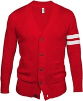 Ventes en gros de vestes en tricot pour hommes, style décontracté simple, design personnalisé, lettrage en relief, cardigan en tricot, pulls de haute qualité