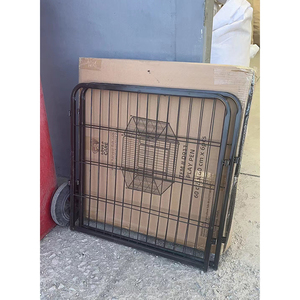 <span class=keywords><strong>Parc</strong></span> pour chiots modulaire <span class=keywords><strong>pliable</strong></span> en métal, clôture intérieure à 6 panneaux, panneaux de clôture périmétrique pour chiens, modélisation 3D écologique - Product Image 4