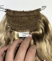 Extensions de cheveux humains balayage de haute qualité, longueur 22-32 pouces, queue de cheval, mèches ondulées lâches, postiche pour femme
