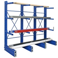 Système de stockage en métal enduit de poudre de prix usine pour le support en porte-à-faux de matériau de construction