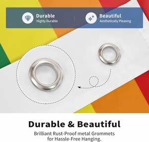 Bandera del Orgullo Personalizada con Diseño Impreso en Ambos Lados, Mensaje Personalizado, Colores Vibrantes, Ojales de Latón, Bandera de Poliéster Resistente - Product Image 5