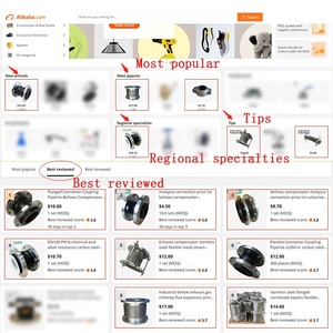 Ansi PN16 bù Carbon thép dưới EPDM mặt bích đơn hình cầu linh hoạt giunto di dilatazione trong khớp cao su gomma - Product Image 6