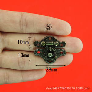 Cierre de Hebilla de Aleación de 28mm para Caja de Regalo de Madera, Estilo Antiguo, Duradero - Product Image 2