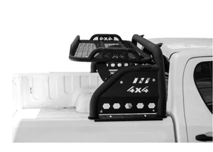 Barra Antivuelco Deportiva Universal de Acero para Camioneta 4x4 con Canasta Portaequipajes en el Techo, Compatible con Toyota Hilux Vigo Revo Tacoma Tundra 2015-2021 - Product Image 3