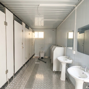 Bagni Pubblici Mobili Personalizzabili in Legno, Unità WC Portatile per Esterni con Strutture Separate per Uomini e <span class=keywords><strong>Donne</strong></span> - Product Image 4