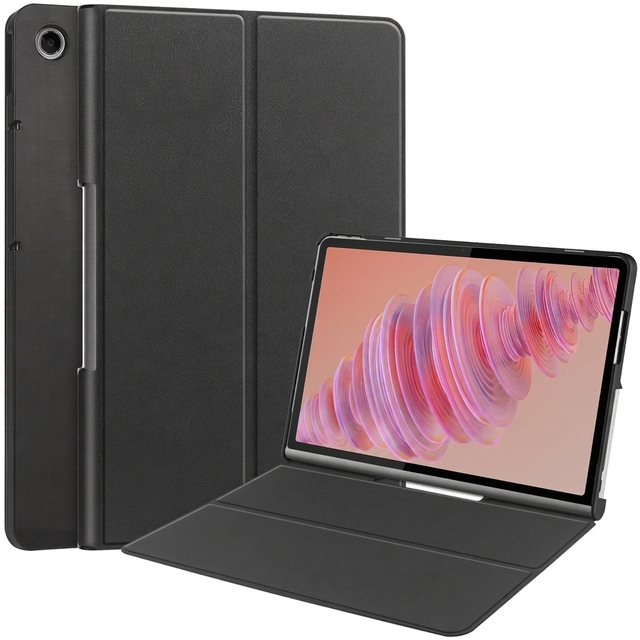 Factory Wholesale Built-in Foldable Kickstand Precise Cutouts Leather Protective Tablet Case for Lenovo Tab Plus TB351FU Case
